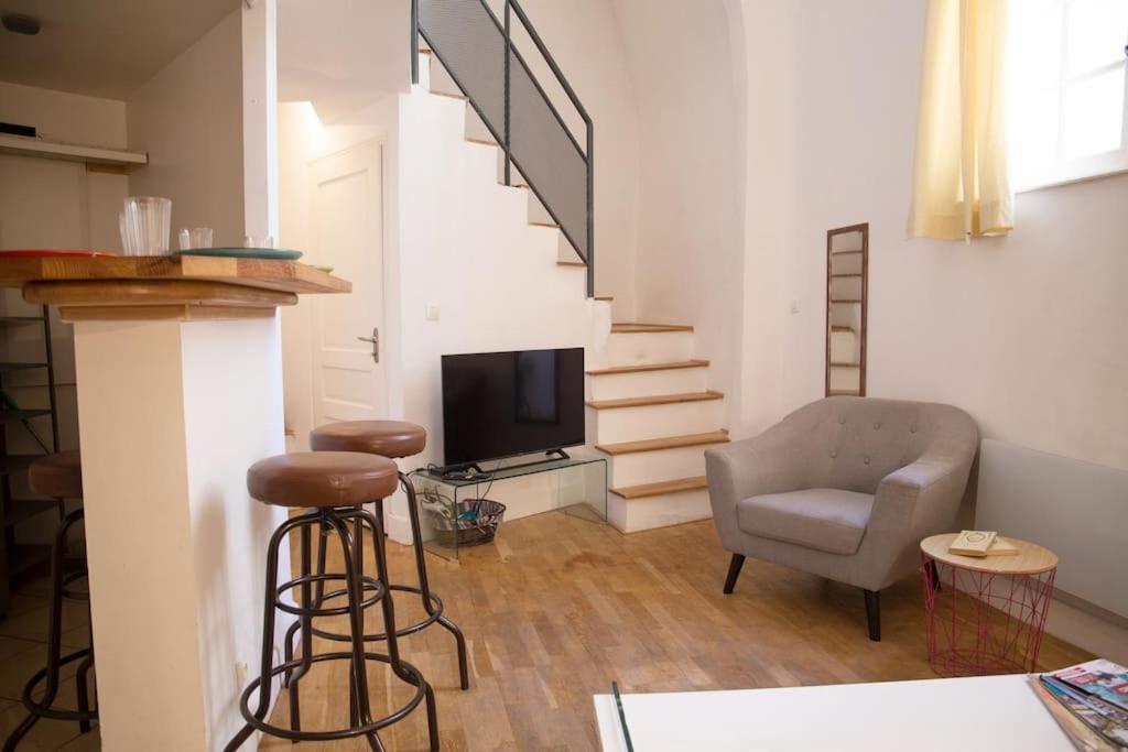 Ferienwohnung L'Authentique, Duplex, Centre Historique, Wifi Montpellier Exterior foto
